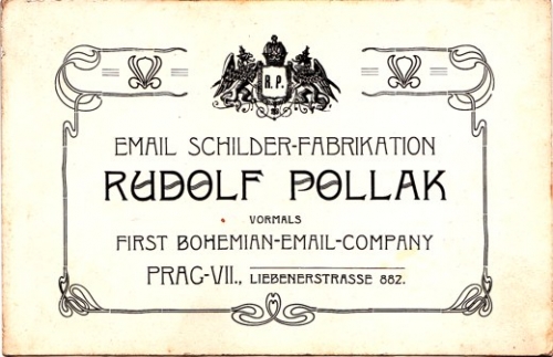 Prague Advertising Jewish Postcards