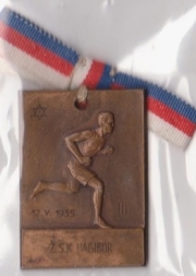 Hagibor Prague, Jewish Sport Club Hagibor, 1935, medail for III place