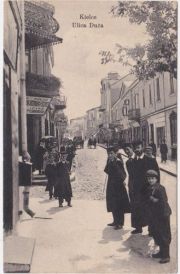 Kielce, A street full of people